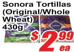 Jian Hing Supermarket Sonora tortillas original whole wheat offer