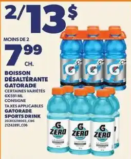 Provigo Gatorade sports drink offer