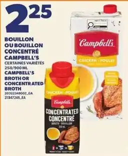 Provigo Campbell's concentrated broth offer