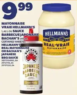 Provigo Hellmann's real mayonnaise or bachan's japanese bbq sauce offer