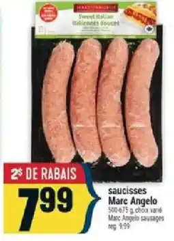 Marché Adonis Marc Angelo saucisses offer