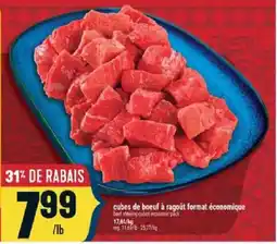 Marché Adonis beef stewing cubes economic pack offer