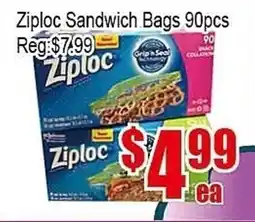 New Pacific Supermarket Ziploc sandwich bags offer