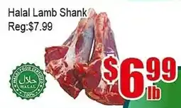 New Pacific Supermarket Halal Lamb Shank offer