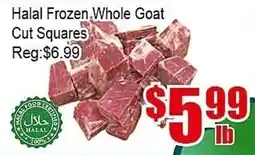 New Pacific Supermarket Halal Frozen Whole Goat Cut Squares offer