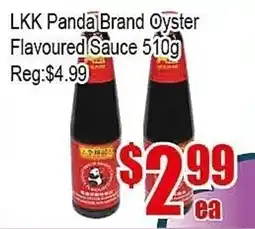 New Pacific Supermarket Lkk panda brand oyster flavoured sauce offer