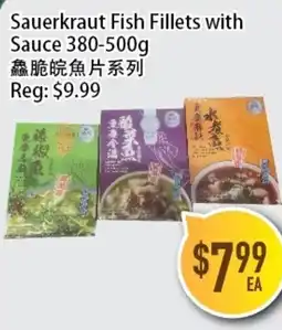 Full Fresh Supermarket Sauerkraut Fish Fillets with Sauce offer