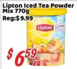 Nations Fresh Foods Lipton Iced Tea Powder Mix offer