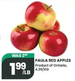 Olive Branch Paula red apples offer