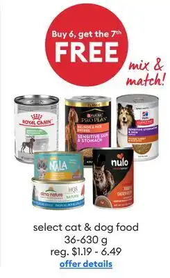 Petsmart select cat & dog food offer
