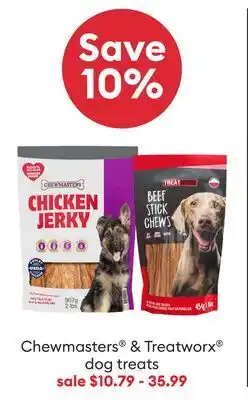 Petsmart Chewmasters & Treatworx dog treats offer