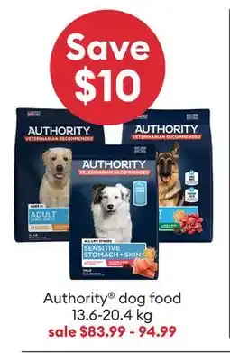 Petsmart Authority dog food offer