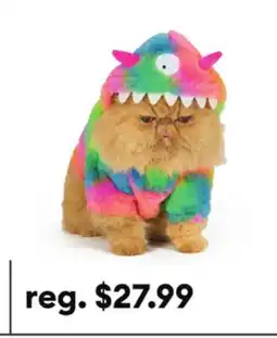 Petsmart Thrills & Chills Rainbow Monster Dog & Cat Costume offer