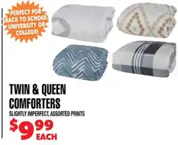 Len's Mill Stores TWIN & QUEEN COMFORTERS offer