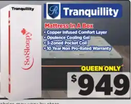 Surplus Furniture CopperSense Tranquillity Eurotop Queen Mattress offer