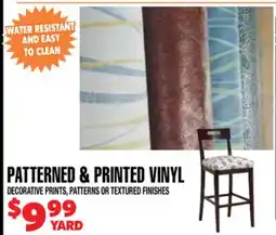 Len's Mill Stores PATTERNED & PRINTED VINYL offer