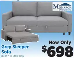 Surplus Furniture Grey Sleeper Sofa offer