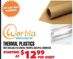 Len's Mill Stores WORBLA THERMAL PLASTICS offer