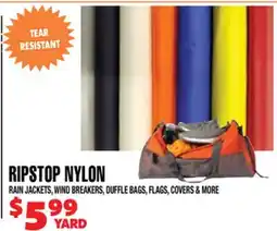 Len's Mill Stores RIPSTOP NYLON offer