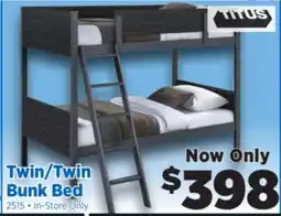 Surplus Furniture Twin/Twin Bunk Bed offer