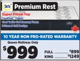 Surplus Furniture Premium Rest Queen Mattress offer