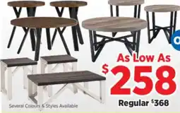 Surplus Furniture 3-Piece Table Set offer