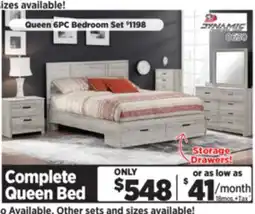 Surplus Furniture Aurora Oak Queen Storage Bed offer