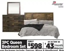 Surplus Furniture Montana 3-Piece Queen Bedroom Set offer