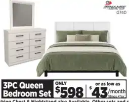 Surplus Furniture White 3-Piece Queen Bedroom Set offer