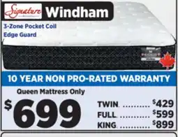 Surplus Furniture Windham Queen Mattress offer