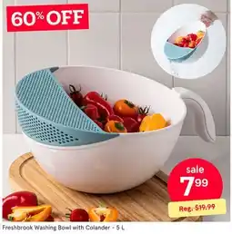 Kitchen Stuff Plus Freshbrook Washing Bowl with Colander offer