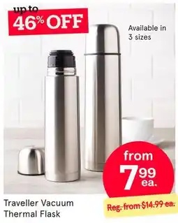 Kitchen Stuff Plus Traveller Vacuum Thermal Flask offer
