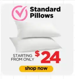 Surplus Furniture Standard Pillows starting from only offer