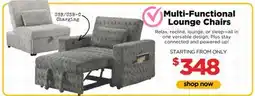 Surplus Furniture Multi-Functional Lounge Chairs starting from only offer