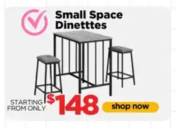 Surplus Furniture Small Space Dinettes starting from only offer