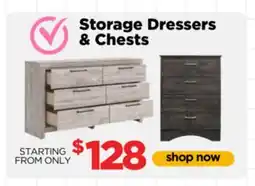 Surplus Furniture Storage Dressers & Chests offer
