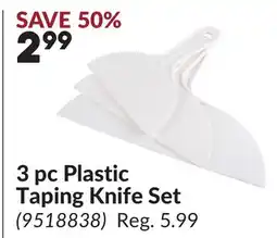 Princess Auto 3 pc Plastic Taping Knife Set offer