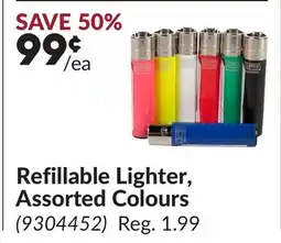Princess Auto Refillable Lighter, Assorted Colours offer