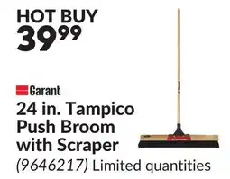 Princess Auto 24 in. Tampico Push Broom with Scraper offer