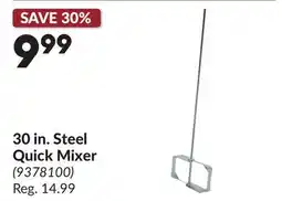 Princess Auto 30 in. Steel Quick Mixer offer
