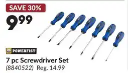 Princess Auto 7 pc Screwdriver Set offer