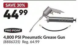 Princess Auto 4,800 PSI Pneumatic Grease Gun offer