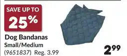 Princess Auto Dog Bandanas Small/Medium offer