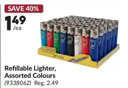 Princess Auto Refillable Lighter, Assorted Colours offer