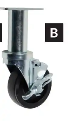 Princess Auto 4 in. Extended Swivel Plate Casters With Brake offer