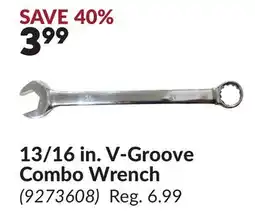 Princess Auto 13/16 in. V-Groove Combo Wrench offer