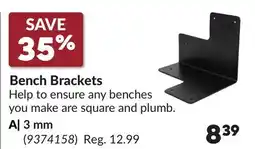 Princess Auto Bench Brackets 3 mm offer