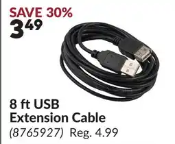 Princess Auto 8 ft USB Extension Cable offer