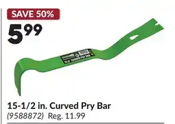 Princess Auto 15-1/2 in. Curved Pry Bar offer