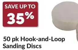 Princess Auto 50 pk Hook-and-Loop Sanding Discs offer